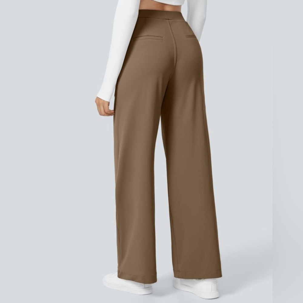 HALARA Tan Straight Leg Women's Pants